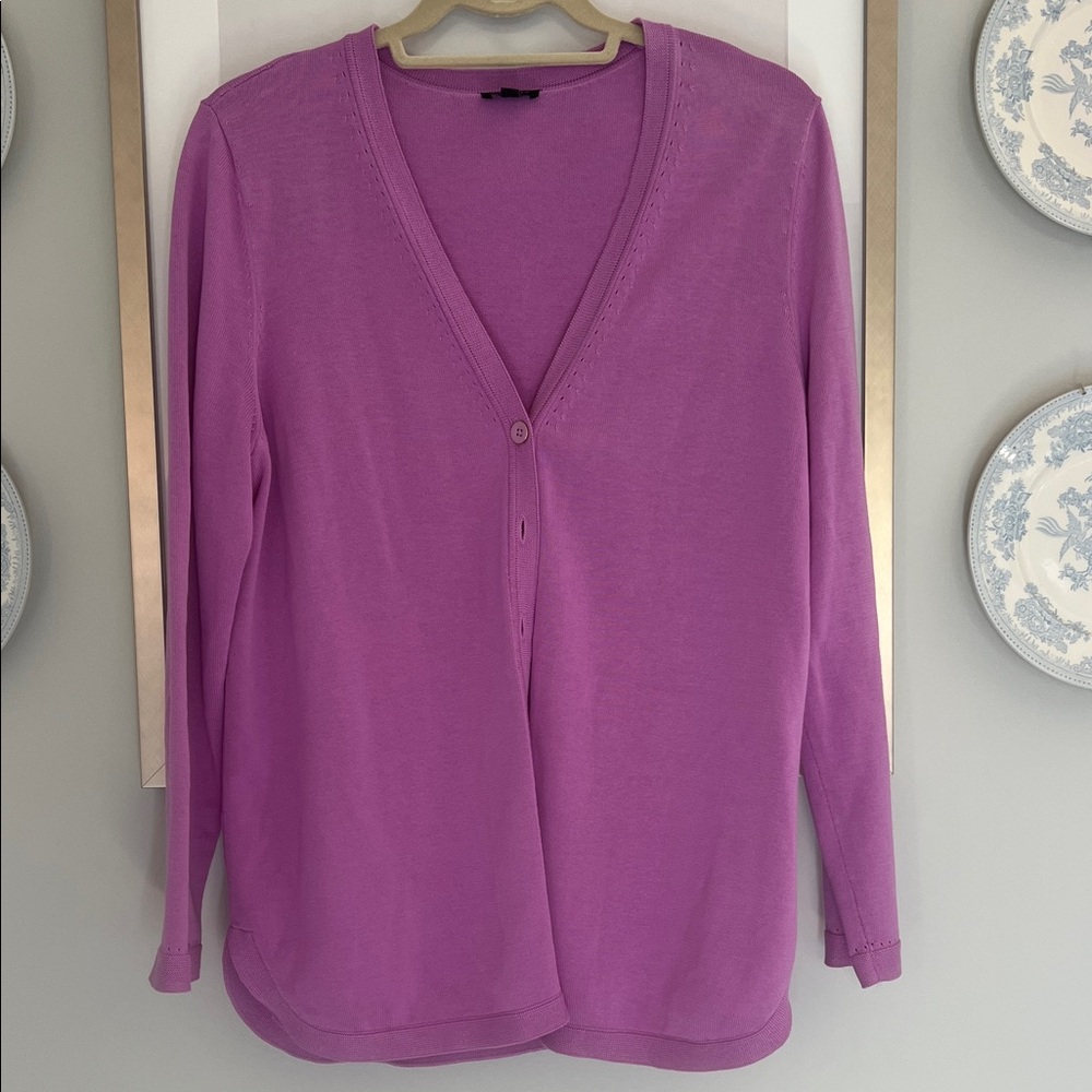 Talbots Lavender Knit Sweater
